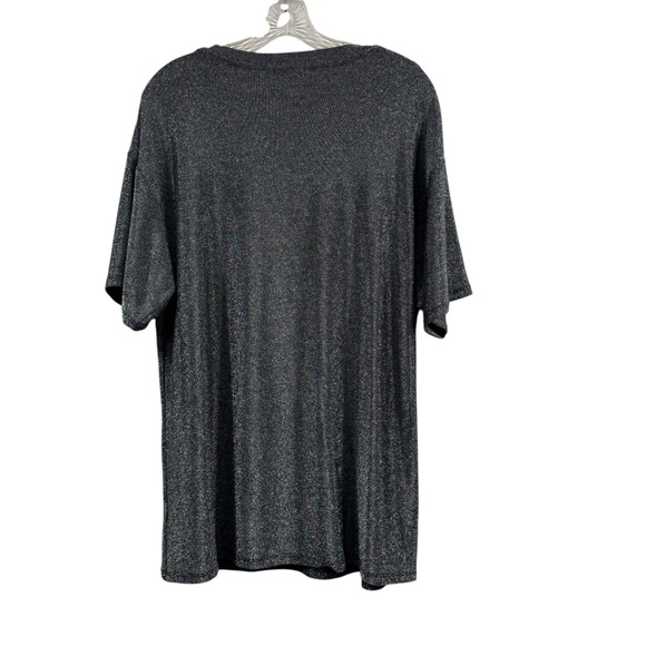 Modish Rebel Nashville Metallic Oversized Graphic Tee T-Shirt Size Medium - Picture 4 of 12